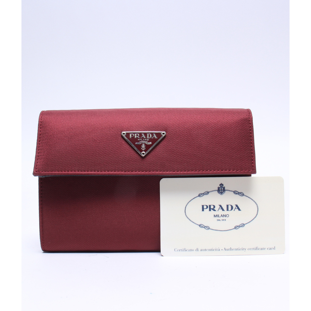 Prada Tri-Fold Wallet Red - image 8
